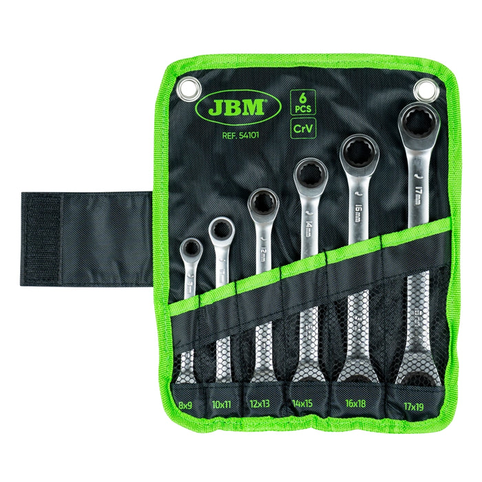 SET DE 6 LLAVES CON TRINQUETE