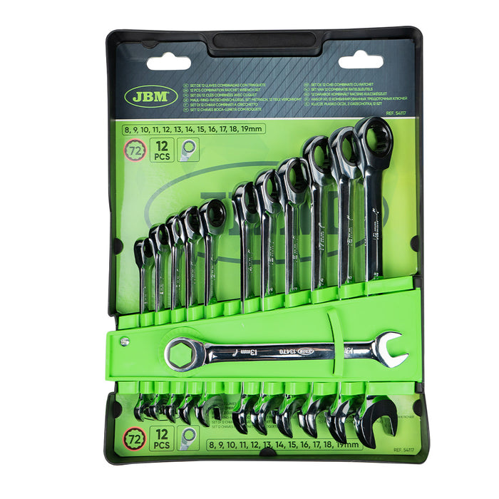MALETÍN DE HERRAMIENTAS DE 216 PIEZAS  + SET DE 12 LLAVES COMBINADAS CON TRINQUETE + PORTATIL DE TALLER