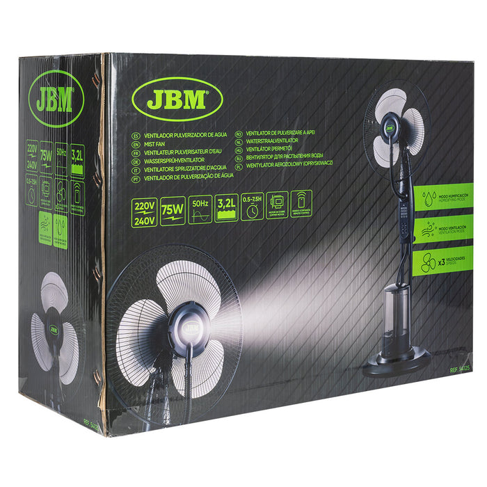 PISTOLA DE IMPACTO A BATERÍA 1" 2300NM CON MALETÍN +  VENTILADOR NEBULIZADOR DE AGUA 75W