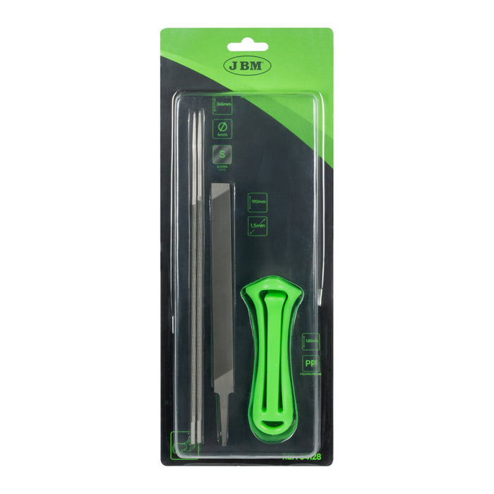 ENSEMBLE DE KITS DE LIMES À CHAÎNE POUR SCIE À CHAÎNE