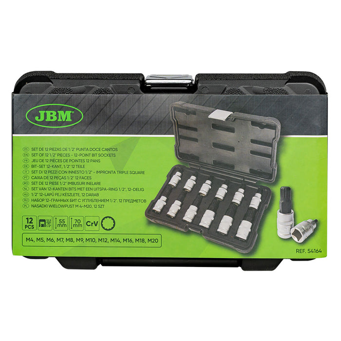 12-PIECE 12-POINT 1/2" SOCKET SET