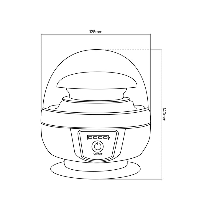 MAGNETIC RECHARGEABLE LED BEACON
