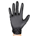 GUANTES NEGROS DESECHABLES DE NITRILO T:XL 7,0MIL (100 UDS.) TEXTURA DIAMANTE