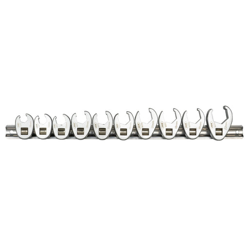 SET DE 10 LLAVES CROWFOOT DE 3/8