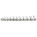 SET DE 10 LLAVES CROWFOOT DE 3/8