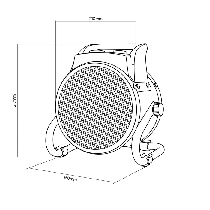 CALEFACTOR - 2KW