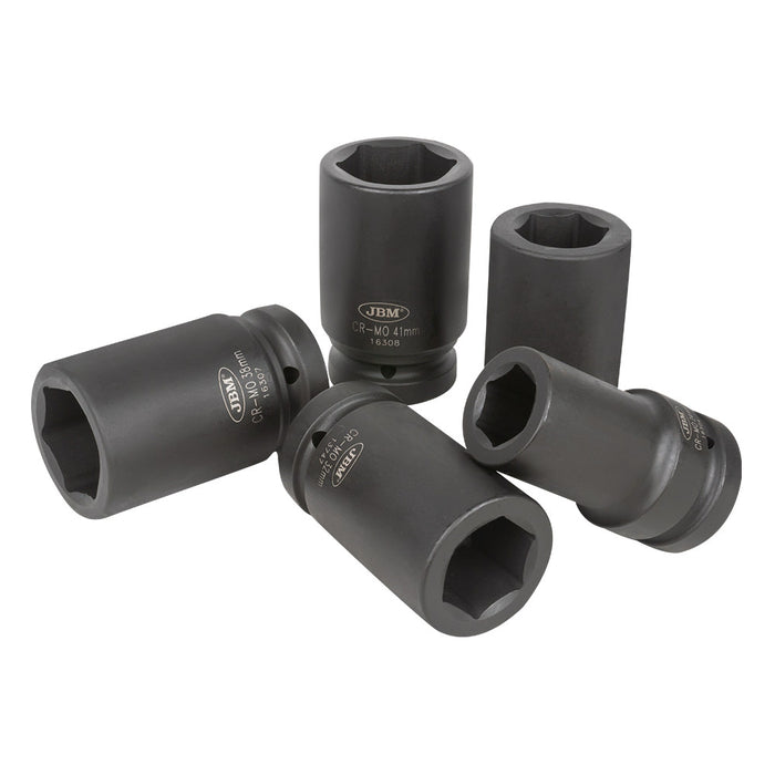 SET OF 8 DEEP 1" IMPACT SOCKETS