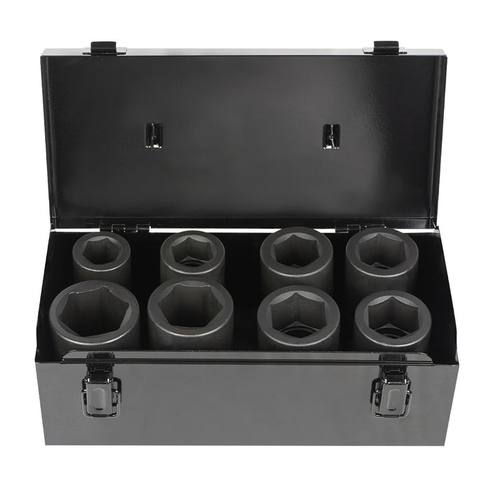 SET OF 8 DEEP 1" IMPACT SOCKETS