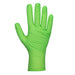 GUANTES VERDES DESECHABLES DE NITRILO T:L 7,0MIL (100 UDS.) TEXTURA DIAMANTE