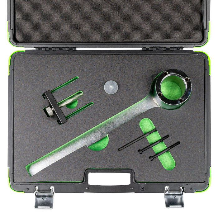 KIT DE BLOQUEIO DA POLIA DA ÁRVORE DE MANIVELAS JAGUAR/LAND ROVER 4.0, 4.2, 4.4