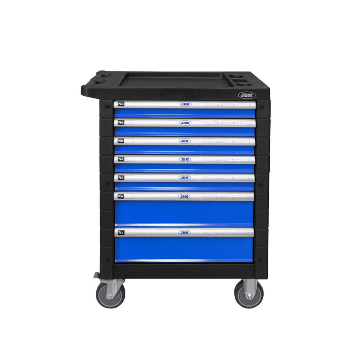 CARRO DE HERRAMIENTAS ESPECIAL KIT DE CALADO 7 CAJONES AZUL