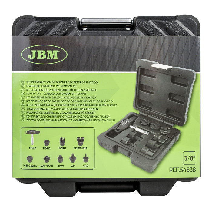 SET DE EXTRACCIÓN DE TAPONES DE CÁRTER DE PLÁSTICO 9 PCS