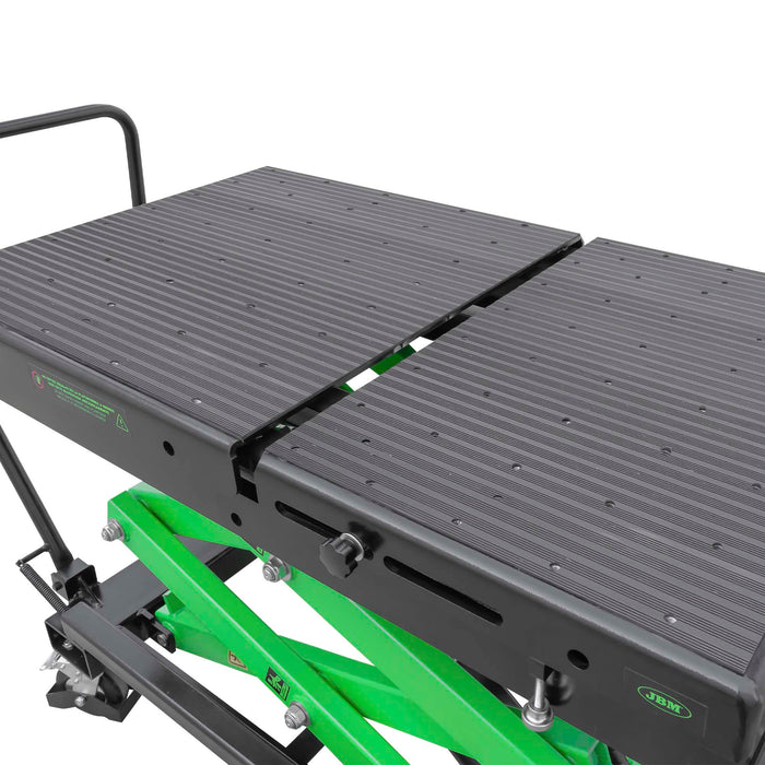 TABLE ÉLÉVATRICE HYDRAULIQUE POUR BATTERIES DE VÉHICULES ÉLECTRIQUES SANS SUPPORTS 1200KG