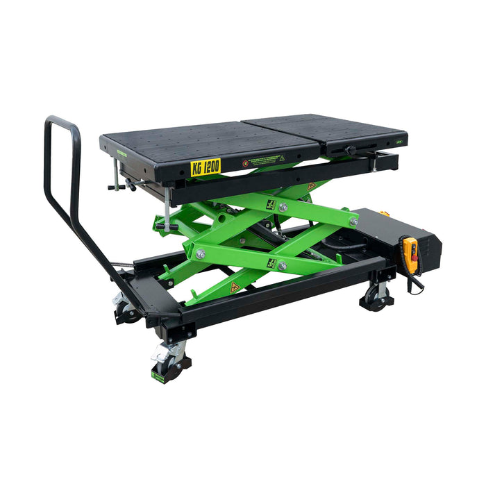 TABLE ÉLÉVATRICE HYDRAULIQUE POUR BATTERIES DE VÉHICULES ÉLECTRIQUES SANS SUPPORTS 1200KG