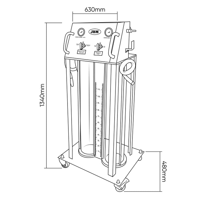 MÁQUINA PARA CAMBIO DE REFRIGERANTE