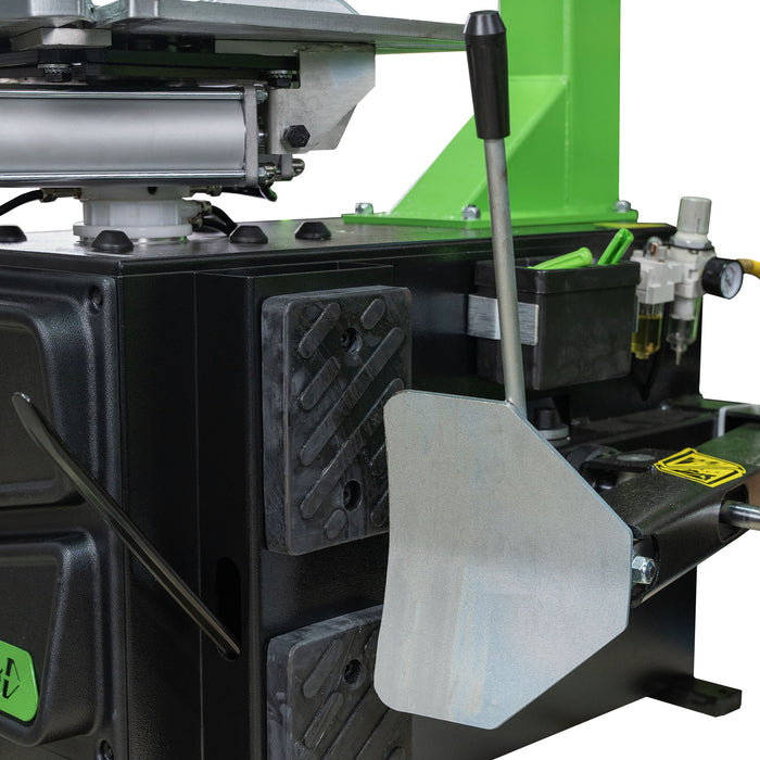DESMONTADORA DE NEUMÁTICOS SEMIAUTOMÁTICA +  EQUILIBRADORA DE RUEDAS DIGITAL + SILLA GIRATORIA JBM