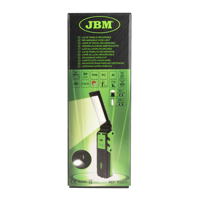 LÁMPARA LED REGULABLE ARTICULADA CON BASE IMANTADA - 400LM