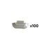 CAJA DE 100 CONTRAPESAS ZINC GRAPA 20GR. ESPECIAL LLANTA UNIVERSAL