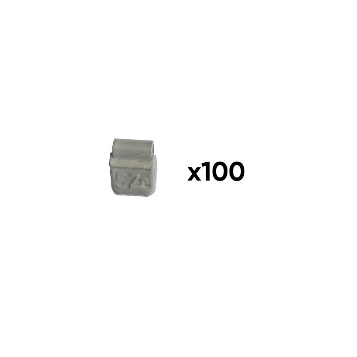 CAJA DE 100 CONTRAPESAS ZINC GRAPA 05GR. ESPECIAL LLANTA ALEACIÓN