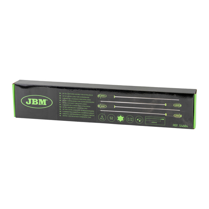 SET DE 4 DESTORNILLADORES TORX EXTRALARGOS
