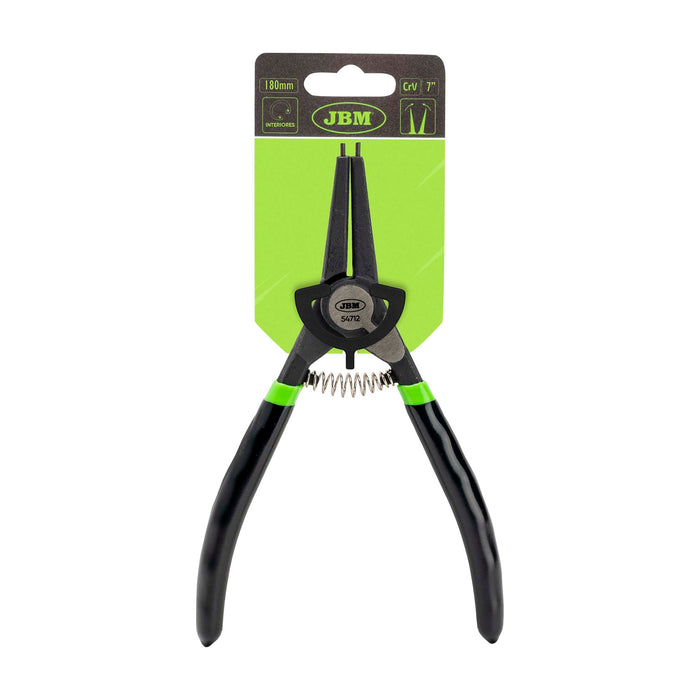 ALICATE SEEGER PARA EXTERIORES CON BOCA RECTA 7" 180MM