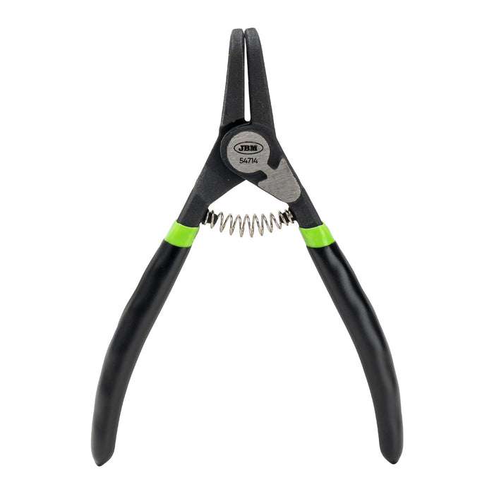 ALICATE SEEGER PARA EXTERIORES CON BOCA CURVA 7" 180MM