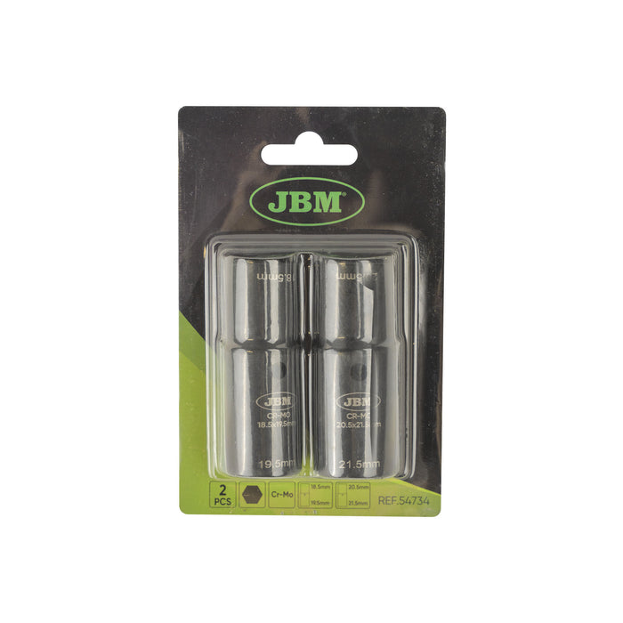 SET DE 2 VASOS DE IMPACTO 1/2" PARA LLANTAS DE ALUMINIO DE FORD