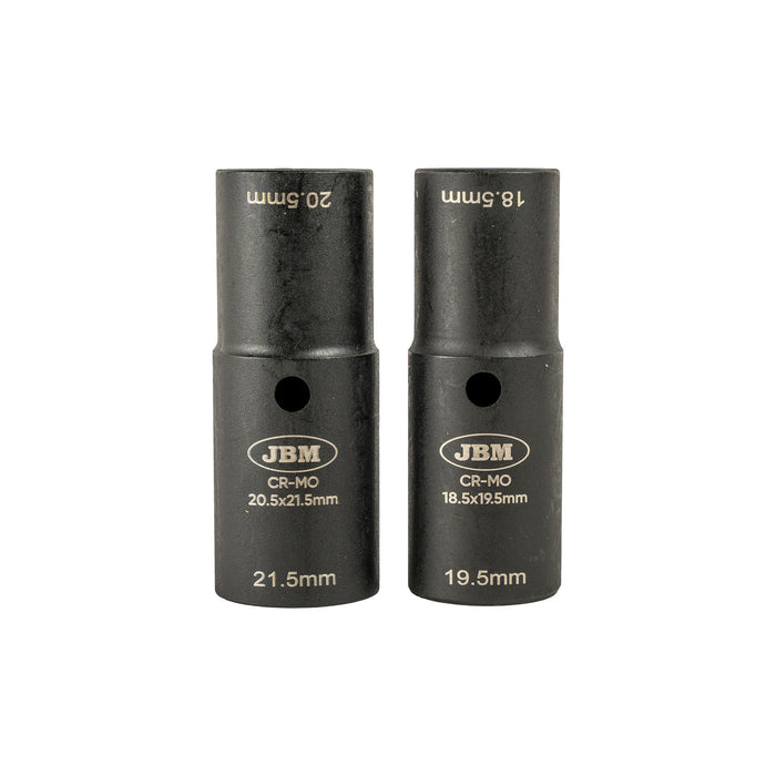 SET DE 2 VASOS DE IMPACTO 1/2" PARA LLANTAS DE ALUMINIO DE FORD