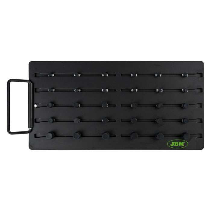 SISTEMA DE ORAGANIZACIÓN MAGNÉTICO DE LLAVES DE VASO, 38PCS