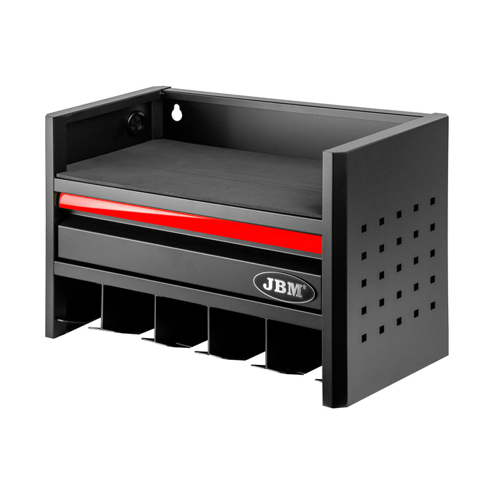 ESTANTE PARA ALMACENAMIENTO DE HERRAMIENTAS ELÉCTRICAS DE 3 NIVELES - ROJO