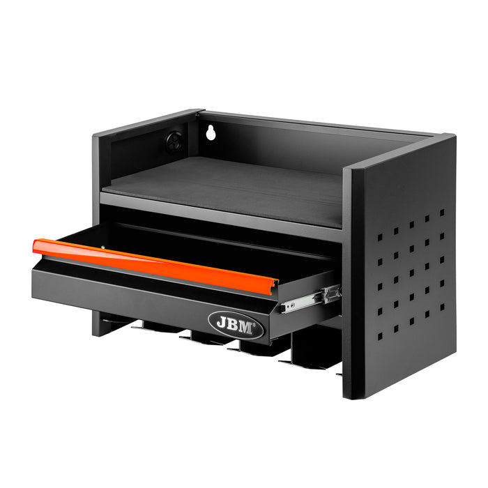 ESTANTE PARA ALMACENAMIENTO DE HERRAMIENTAS ELÉCTRICAS DE 3 NIVELES - NARANJA