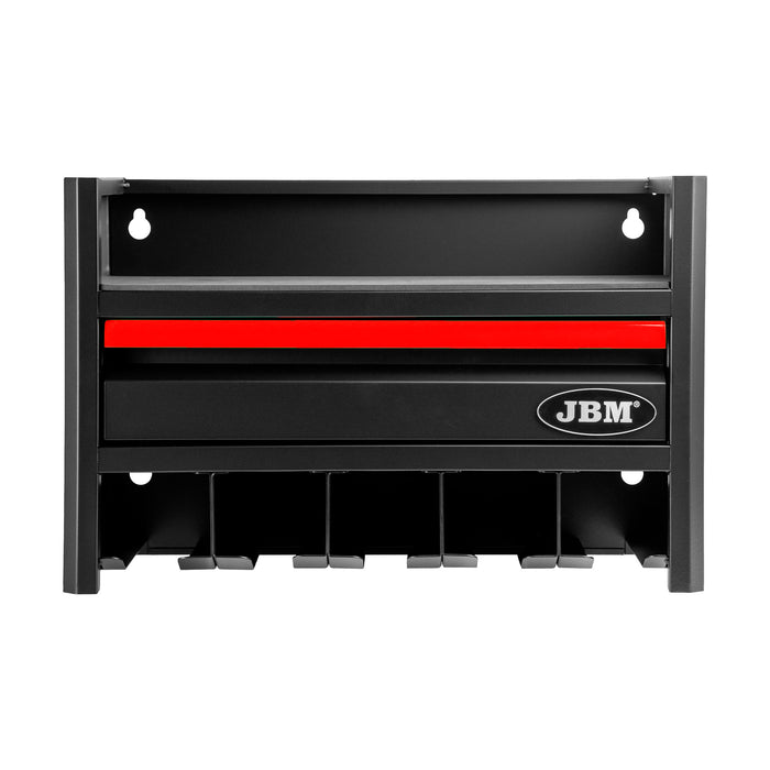 ESTANTE PARA ALMACENAMIENTO DE HERRAMIENTAS ELÉCTRICAS DE 3 NIVELES - ROJO