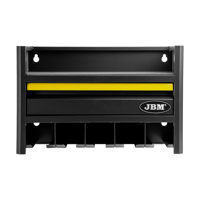 ÉTAGÈRE DE RANGEMENT POUR OUTILS ÉLECTRIQUES À 3 NIVEAUX - JAUNE