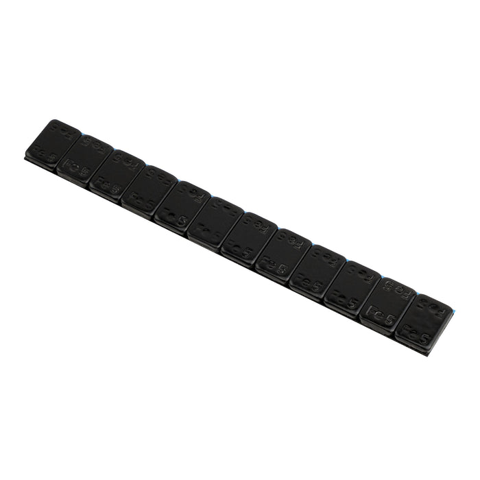 CAJA DE 100 CONTRAPESAS ADHESIVAS DE HIERRO 60GR (12X5G) NEGRO