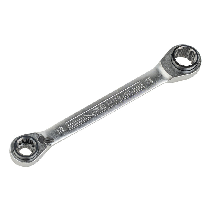 LLAVE CON TRINQUETE 4 EN 1 (13-17MM X 10-19MM)