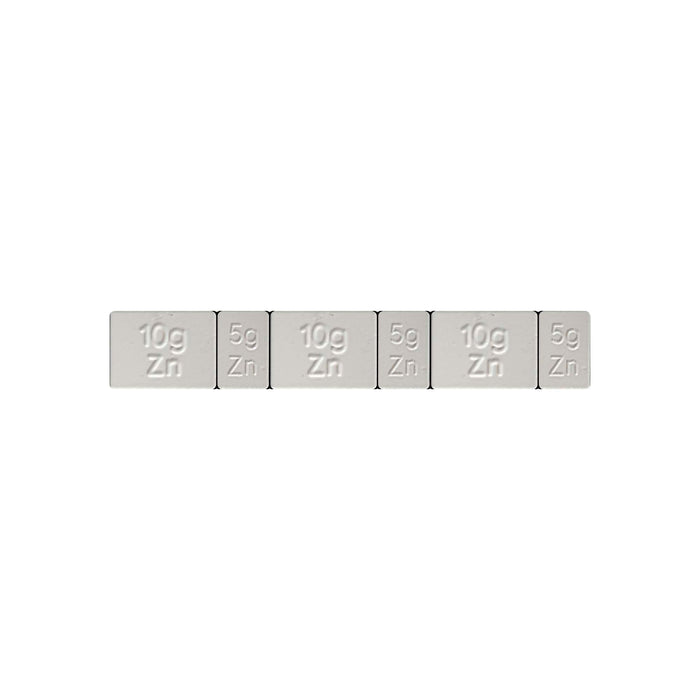 CAJA DE 100 CONTRAPESAS AUTOADHESIVAS DE ZINC - 45GR.