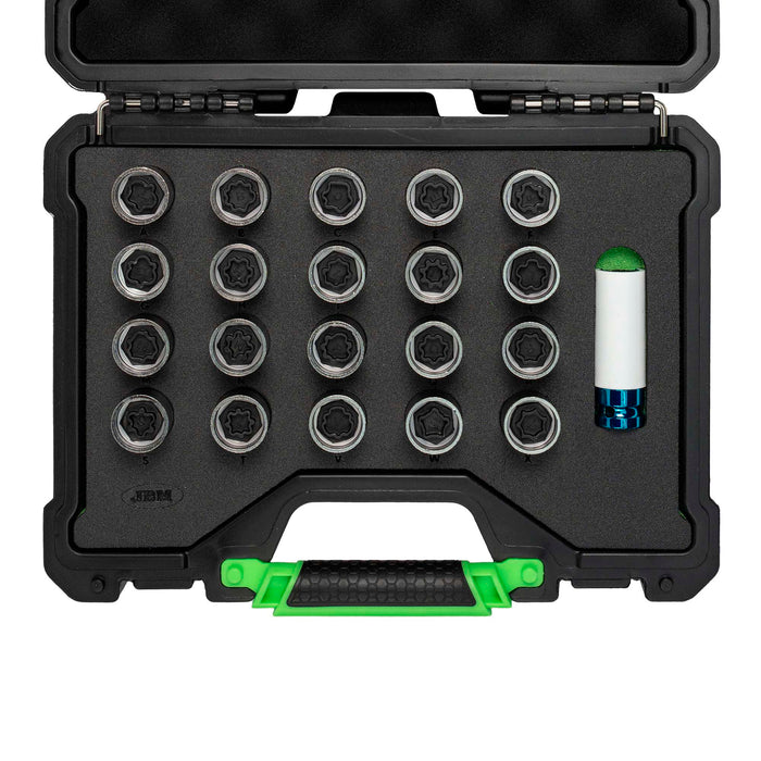 SET DE 22 LLAVES PARA TORNILLO DE BLOQUEO DE RUEDA AUDI