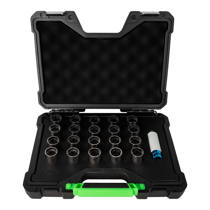 22-PIECE AUDI WHEEL LOCK BOLT KEY SET