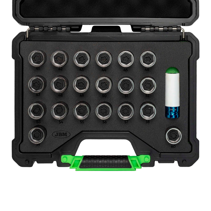 SET DE 21 LLAVES PARA TORNILLO DE BLOQUEO DE RUEDA BMW