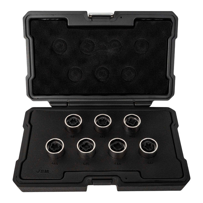 SET 7 LLAVES PARA TORNILLO DE BLOQUEO DE RUEDA OPEL/VAUXHALL