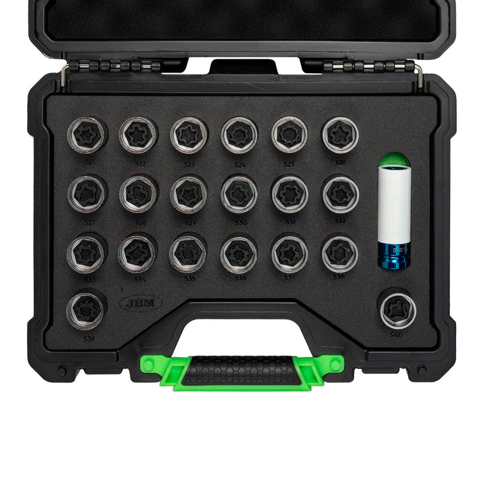 SET 21 LLAVES PARA TORNILLO BLOQUEO DE RUEDA PARA VOLKSWAGEN