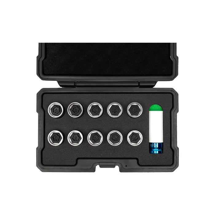 SET DE 11 LLAVES PARA TORNILLO DE BLOQUEO DE RUEDA TOYOTA