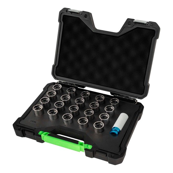 SET 21 LLAVES PARA TORNILLO DE BLOQUEO DE RUEDA OPEL/VAUXHALL (121-140)