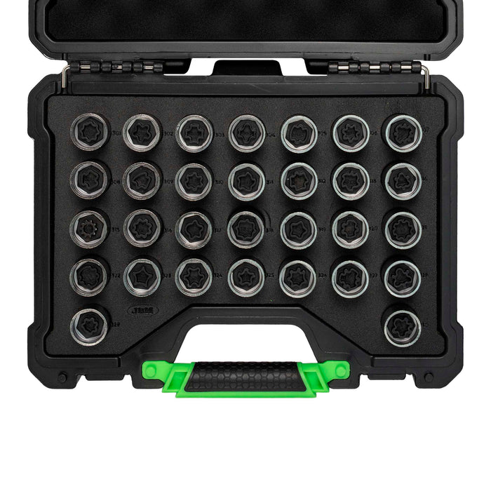 SET 21 LLAVES PARA TORNILLO DE BLOQUEO DE RUEDA OPEL/VAUXHALL (121-140)