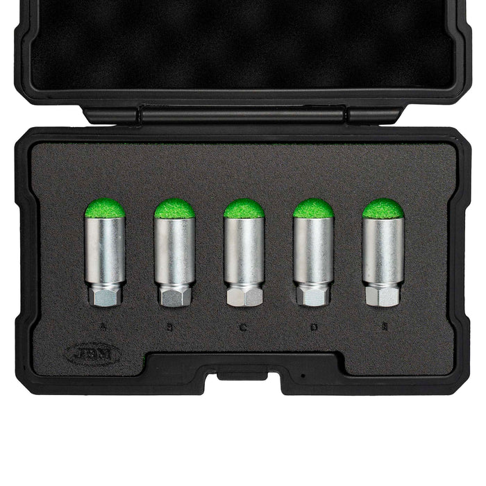 SET 5 LLAVES DE VASO PARA TORNILLOS DE BLOQUEO DE RUEDA TESLA 3, S, X