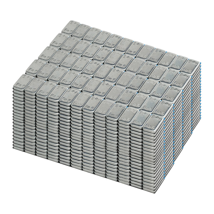 CAJA DE 100 CONTRAPESAS ADHESIVAS DE HIERRO - 60GR. (12X5G)