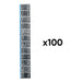 CAJA DE 100 CONTRAPESAS ADHESIVAS DE HIERRO - 60GR. (12X5G)