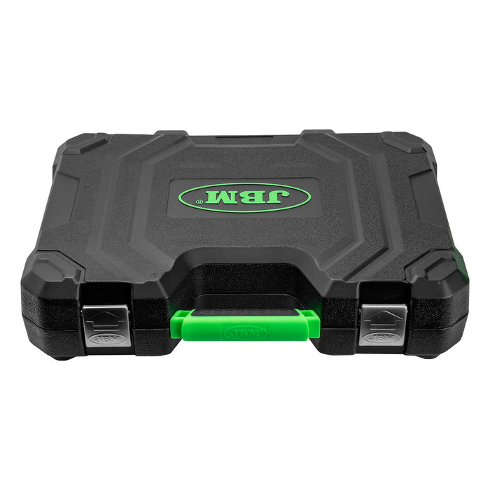 MALETÍN DE HERRAMIENTAS DE 232 PIEZAS CON VASOS HEXAGONALES CINCADO