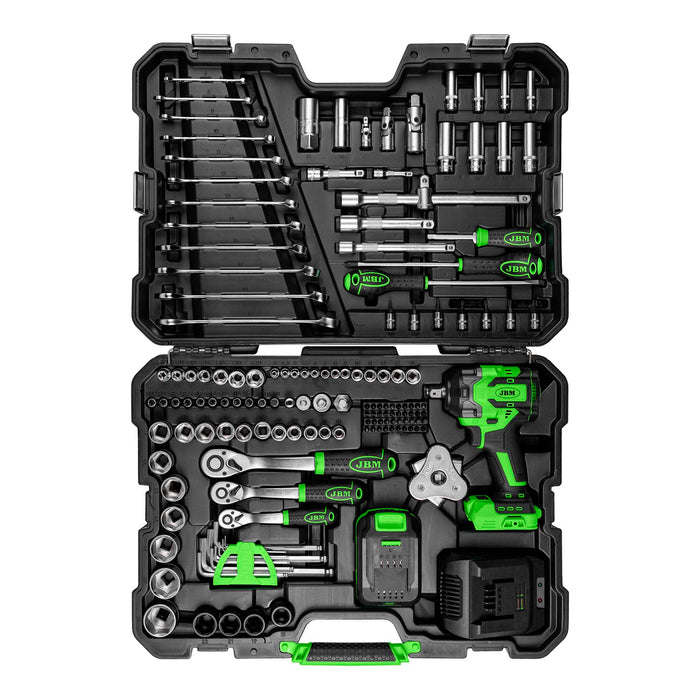 MALLETTE À OUTILS AVEC PISTOLET À CHOC SANS FIL 800NM