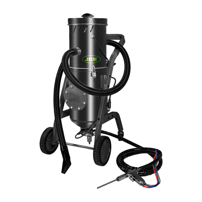 TANQUE LIMPIADOR DE CARBÓN POR CHORRO DE ARENA PORTÁTIL – 18 L